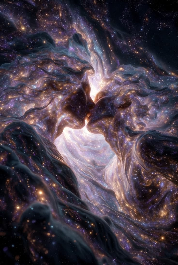 Awakenthyself33's tweet photo. A supreme cosmic alignment occurs when two twin souls dissolve into a singular, breathtaking event across the canvas of the night sky. In this sacred gravity, the boundaries of individual existence melt away entirely, giving rise to an infinite dance of gas, light, and pure stardust. When these celestial currents finally collide, they spark a luminous awakening that ripples out to reshape the very architecture of the universe.

We are not merely lonely travelers drifting through the cosmic deep; we are part of an ancient, spiraling story written in the birth of galaxies. The moment our energies perfectly mirror and converge with another, a brilliant bridge of light is formed, illuminating the dark, uncharted reaches of time. Trust the gravity pulling your heart toward its ultimate counterpart, stand firmly in the vastness of your shared destiny, and allow the infinite warmth of cosmic love to create a brand new world from the dust.    ✨🙌🏿💫