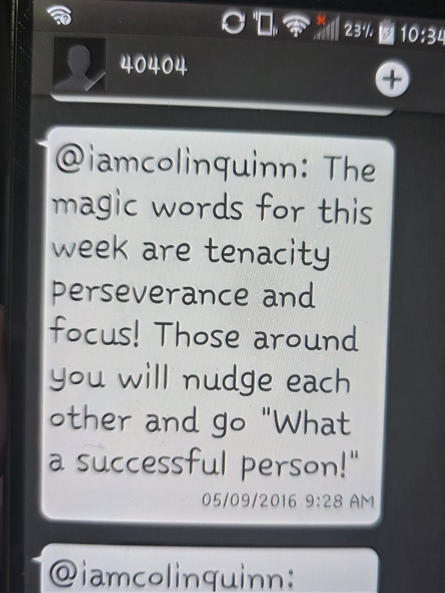 pwroflov's tweet photo. I found an old phone of mine, went through it &amp; found gold. 
1st of many @iamcolinquinn

#MTGA Make Twitter Great Again 
*Sorry about the font. https://t.co/82jmyaLDq7