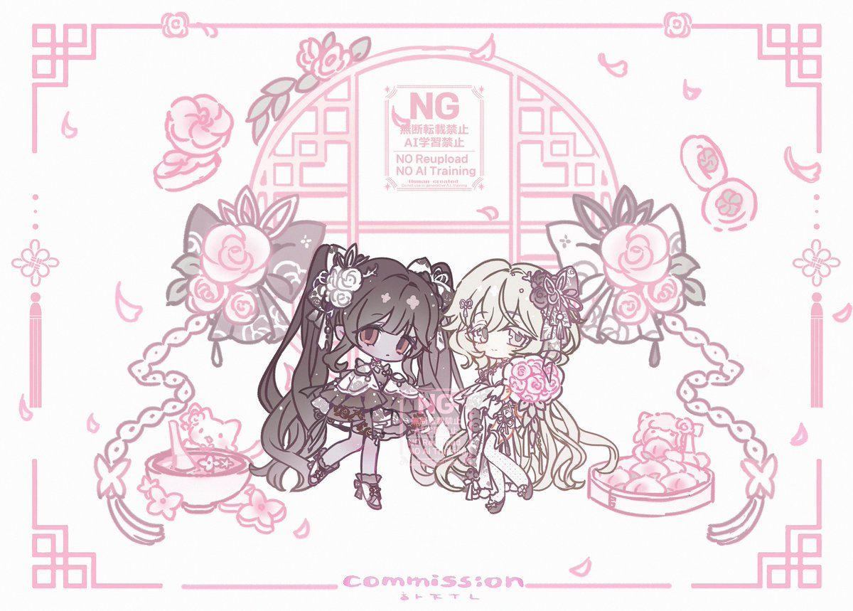 TT_ALLKK's tweet photo. #commission #SD #커미션 
🌸SD간단타입 신청 감사드립니다🌸
+배경,소품 오마카세 https://t.co/pHCGYhrGuL