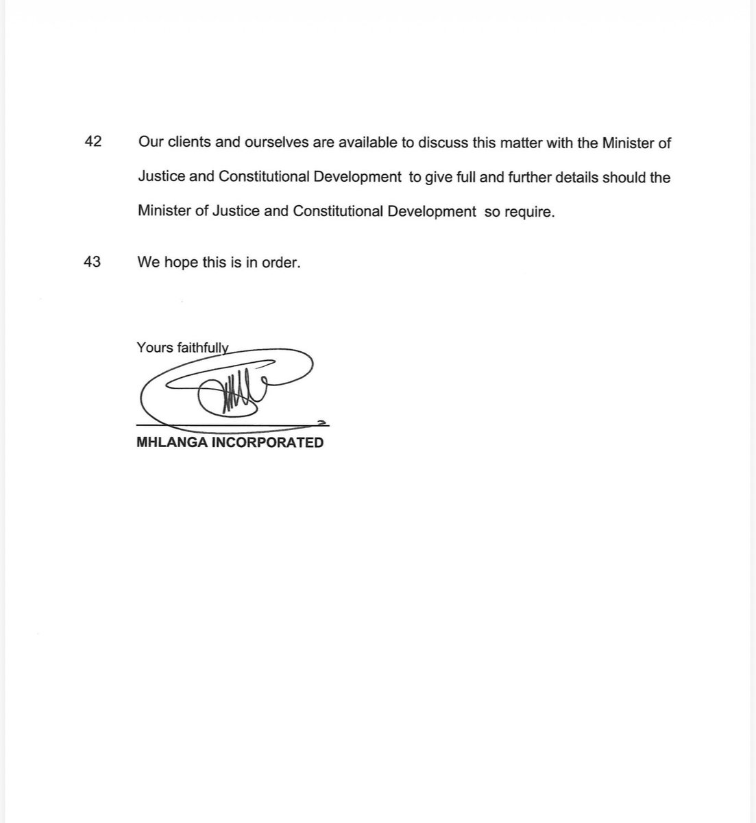 Abramjee's tweet photo. Lawyers representing Lt-Gen Dumisane Khumalo, Maj-Gen Lushaba, Maj-Gen Madondo and Maj-Gen Lekalakala have lodged a formal complaint against the Investigating Directorate Against Corruption (IDAC) and written to the Minister of Justice regarding the handling of their criminal case.

The complaint relates to the case currently before the Pretoria Magistrate’s Court. 

The four senior police officers were arrested by IDAC on 26 June 2025 on allegations that they conspired to provide a gratification through the appointment of Brigadier D. Mokwele and, alternatively, misrepresented information contained in Mokwele’s curriculum vitae.

In their complaint, the officers’ legal team challenges the basis of the prosecution, arguing that the charges stem from actions taken while serving on an interview panel appointed by then Acting Deputy National Commissioner Lt-Gen Nkhua. 

The lawyers have requested scrutiny of IDAC’s conduct and the manner in which the investigation and prosecution were pursued.

Last week, IDAC held back on arresting Generals Khumalo and Madondo after they were summoned to the Brooklyn Police Station in Pretoria.  

“Our clients and ourselves are available to discuss this matter with the Minister of
Justice and Constitutional Development to give full and further details should the
Minister of Justice and Constitutional Development so require,” says the letter. 

@pule_jones