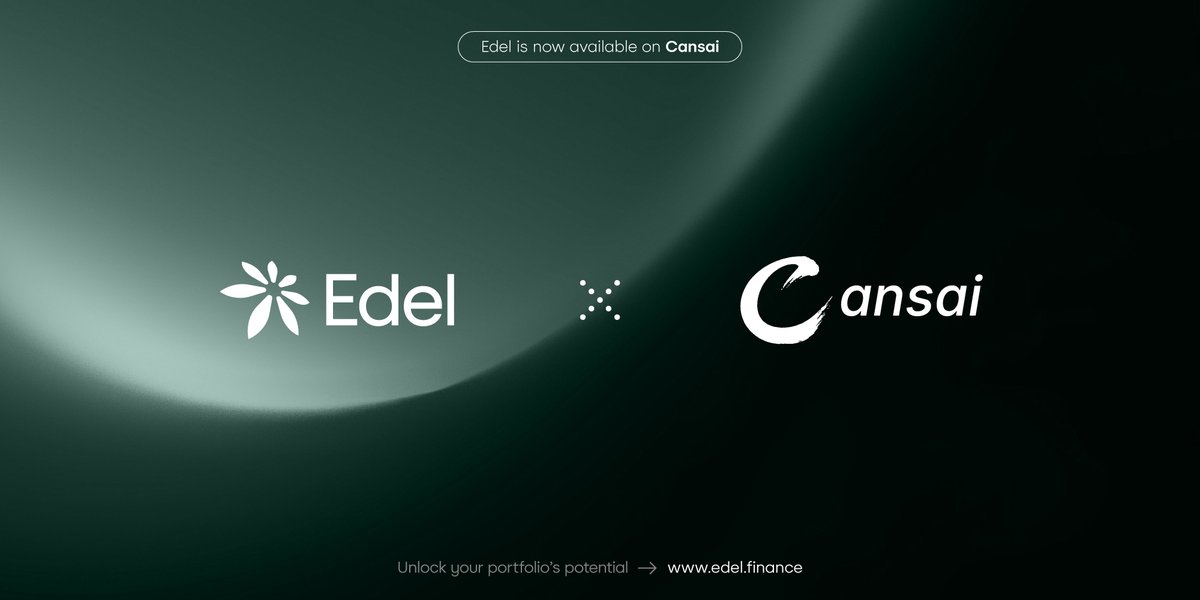 edeldotfinance's tweet photo. Edel x @Cansai_App

EDELx is now live on Cansai.

A secure, private way to access Edel’s token in a wallet built for the network.

Users can now hold, transfer, and swap EDELx across @CantonNetwork https://t.co/iodg3IDYMe