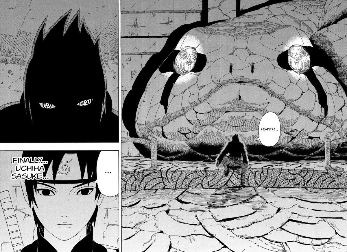 HabibuAbuGoat's tweet photo. How hard Kishimoto was teasing Sasuke’s new design 😭 https://t.co/B83SjFJ7bJ