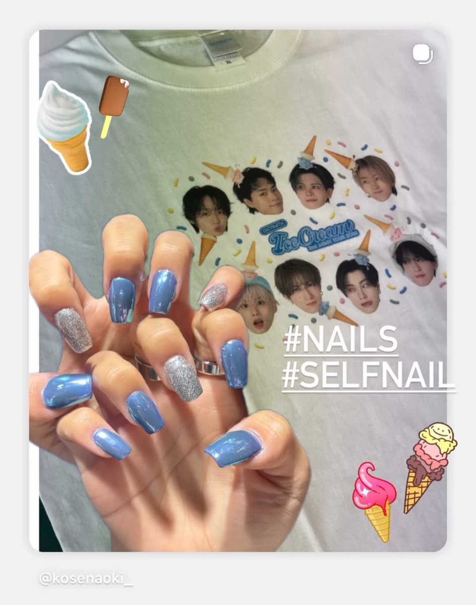 yupi_oct's tweet photo. 日々ネイルを楽しんでセルフネイルの研究も重ねているOCTPATH古瀬直輝くん💅🏻✨

古瀬直輝くんの魅力・ネイルの魅力が少しでも多くの人に伝わるよう、微力ながら全力で応援します👍💞

(今日ストーリーにたくさんネイルあげてくれてて嬉しい🥹)

#古瀬直輝をネイルで彩り隊
#ネイルオブザイヤー2026 https://t.co/3cOdZukaxF