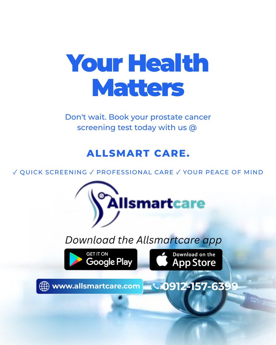 Allsmartcare_'s tweet photo. This isn’t about fear, it’s about taking control of your life. Getting tested early is about living the life you deserve with your family, your dreams, your future intact. 

#ProstateCancer #MensHealth #ProstateCancerAwareness #CancerScreening  #Allsmartcare https://t.co/UEml5237pJ