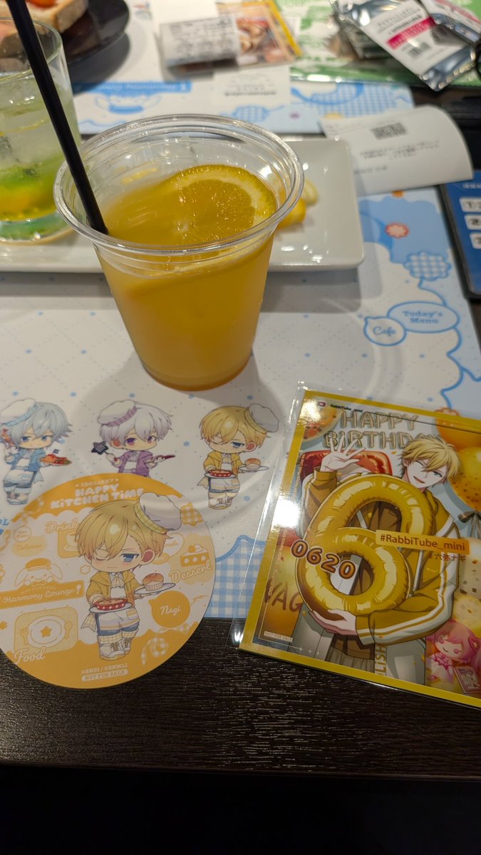 osaosa008's tweet photo. 今日はアイナナカフェに行ってきました！
推し活はやっぱり良きね！ https://t.co/ppDBCccEil