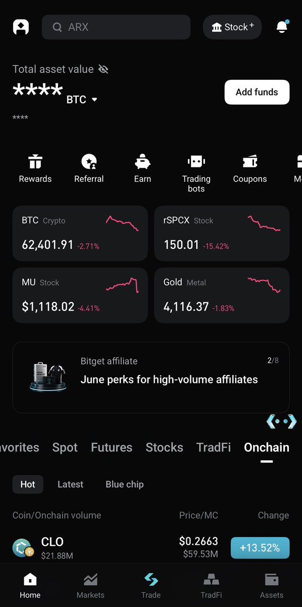 buddy_dex's tweet photo. Bitget today feels completely different from the @bitget I started with.

When I first opened the app, my focus was simple: crypto.

Now less than a year later, I can move between Crypto, US Stocks, Gold and Forex in one place without switching platforms. That shift honestly shows how much user feedback has shaped the product.

What stands out to me isn't just more features, it's that Bitget actually created a way for users to influence what gets built next.

That’s why the Community Product Officer Program caught my attention.
If you've ever thought:
 • “This feature should work better” • “Why not add this?” • “The app needs this improvement”

Now there’s a place to say it, and get rewarded for contributing.

Why join?
 • Earn rewards through campaigns and events (up to 3,000 USDT for top contributors) • Get opportunities to join product co-creation sessions • Become a Star Experience Officer and potentially open doors into Web3

Your feedback might end up shaping the next version of #Bitget 

Join here: https://t.co/Que7yD7hjt

If you submit feedback, drop a screenshot below, curious what ideas the community wants next.