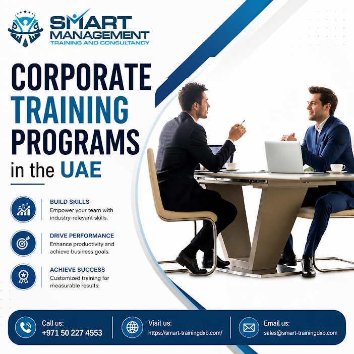 SMARTMANAG's tweet photo. 🚀 Empower Your Workforce. Elevate Your Business.

Invest in professional corporate training programs designed to enhance employee performance, leadership skills, communication, productivity, and organizational growth. https://t.co/77CPbMzyKr