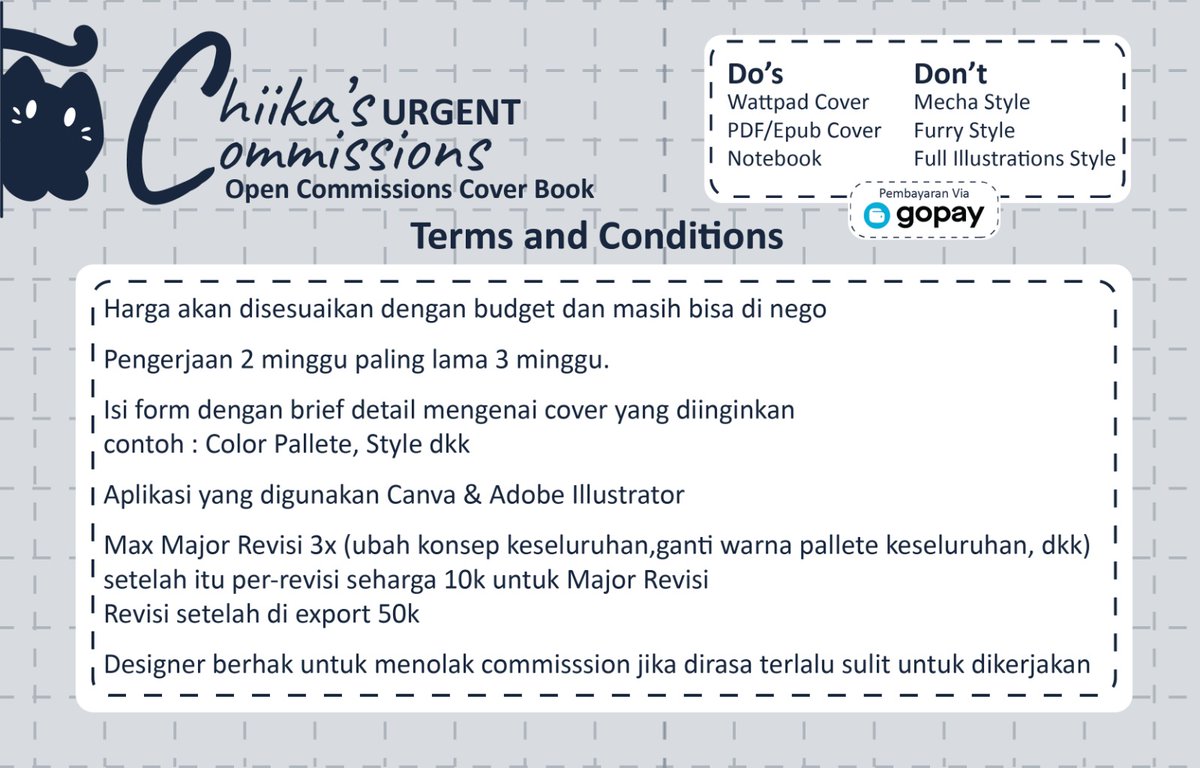 Sugacattos's tweet photo. Gaes keknya oe gak akan buat per batch deh commission nya, nih konoha gak ngasih jalur hidup buat aing

Nyekek parah tagihan ditagih dua kali

Kalau ada yg mau, DM &amp; Mention aja, gak ada batch, Commission open terus

Ini progress trello ku

#commision

https://t.co/EdH99ynCju https://t.co/RMCYLg9nlz
