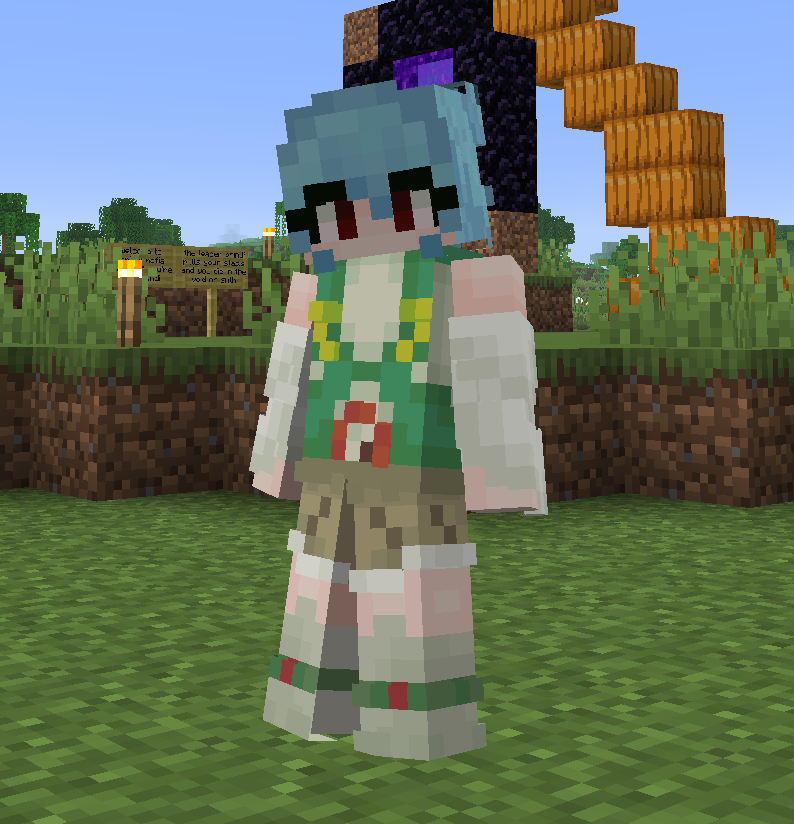 Brindyi's tweet photo. DELTARUNE TOMORROW!!! I MADE AN APPLE GIRLINGTON OUTFIT FOR MY SKIN FOR THE OCCASION https://t.co/CO2RbEtlY1
