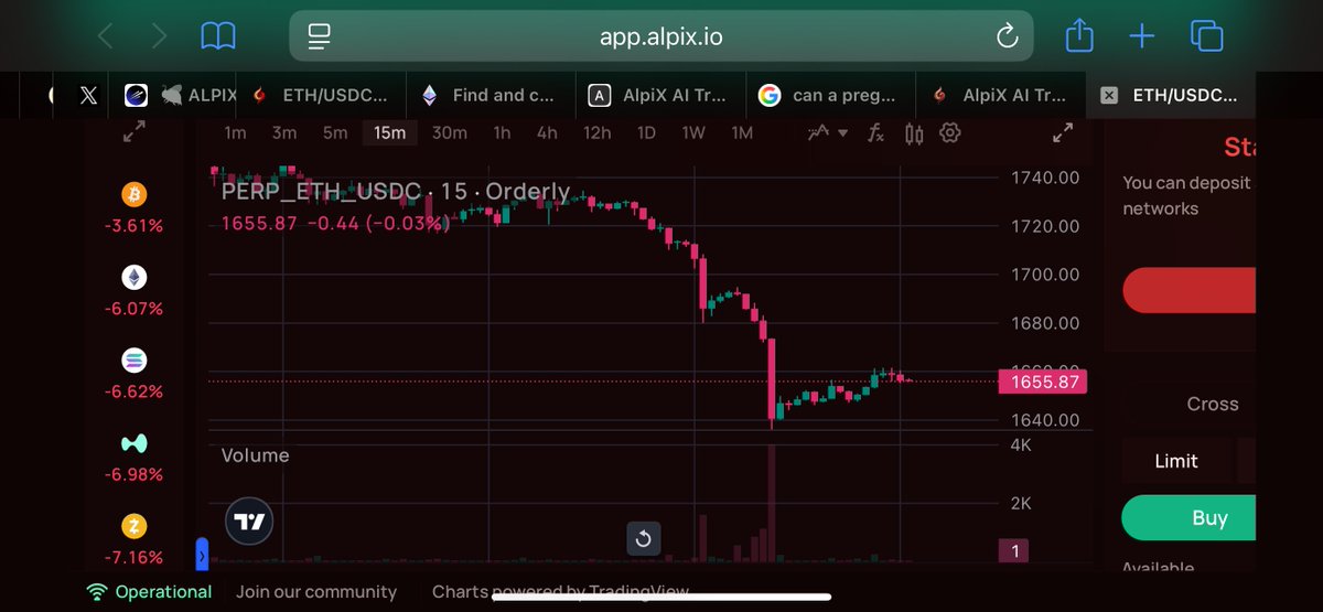 EmvynX's tweet photo. Guys I Just tried @Alpix_io DEX and AI Traders; it's legit impressive.

DEX gives true self-custodial on-chain perps trading straight from your wallet. Deep liquidity across BTC, ETH, SOL and tonnes more pairs with full transparency. No middleman, just you and the chain.

The standout is AI Traders powered by ALPIX Swarm: hundreds of specialised AI agents collaborating in real-time, sharing signals, refining strategies, and hunting alpha together 24/7. 38 ms latency, consensus execution, fully on-chain verifiable. Way smarter than solo bots.
I’m earning points by trading and deploying agents that convert at TGE (target Q4 2026). Plus, refer friends and earn 50% of their fees forever.

Early days, but the volume and active agents show real traction. Trade-to-earn competition is live too.

Join the action → DEX or AI Traders
Don’t miss the ALPIX Gold Hunt on Galxe (500 USDT prizes) → https://t.co/LMa5t8HTfO…

Ends soon, 16 July!
#ALPIX @Alpix_io
