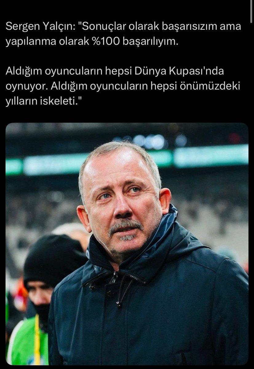 noskillogi's tweet photo. @ezzz_95 kendisi diyor zaten sonuç olarak başarısızdım ama zaten geldiğim sezon başarılı olmak üzere değil yapılanma kurmak, önümüzdeki sezonlarda şampiyonluk yaşamak için geldim diye. her basın toplantısında bu sezon için bir hedefimiz yok bitirebildiğimiz en iyi yerde bitiricez dedi https://t.co/iyRrfObgnA
