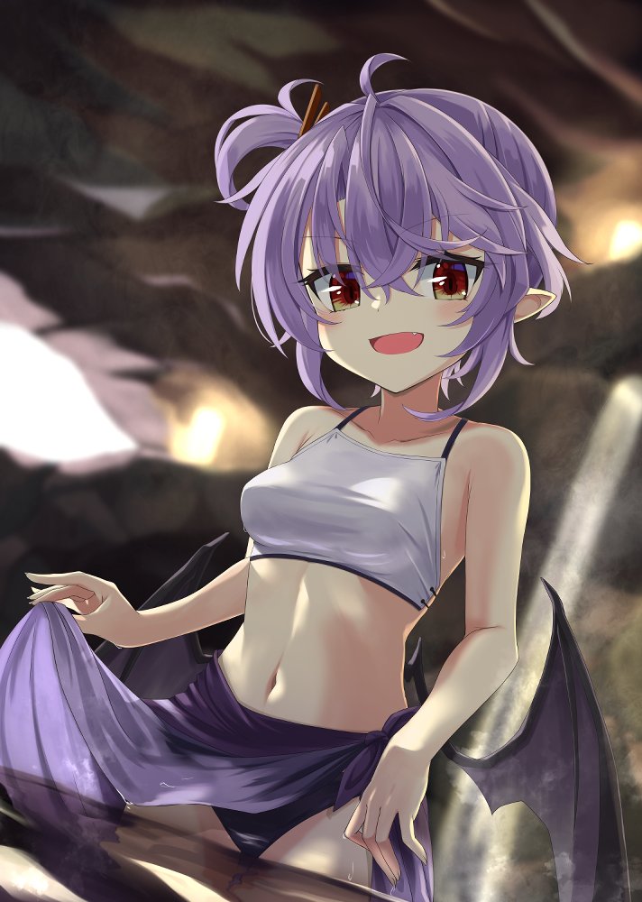 レミリア・スカーレット 「こういう水着結構好き」|秋染ハツカ@例大祭え-11abのイラスト