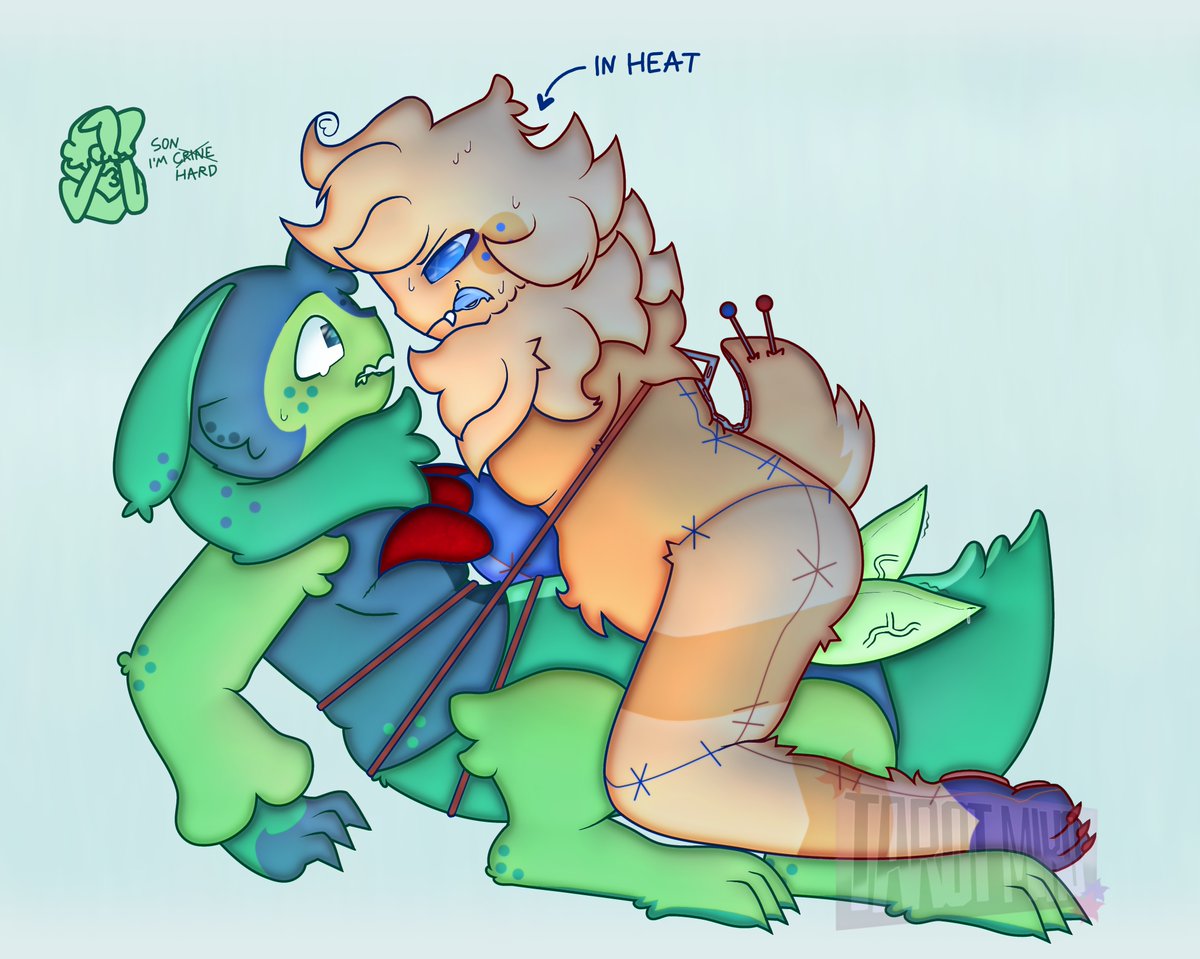 SterennTho31107's tweet photo. *Mating season has made Goob…  very  enthusiastic💙💚*
Finally done with this good lord, it took 22 hours, but it came out great
I still can’t make backgrounds😔
#DandysworldNSFW #Dandysworldr34 #Dandysworldrule34 https://t.co/ambgZntsWc