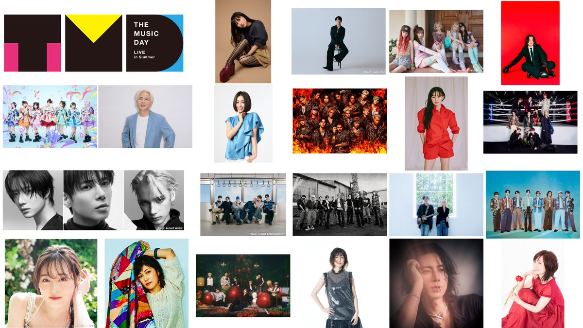 nittele_ntv's tweet photo. ◤第三弾！出演アーティスト解禁◢

⋰
山下智久、TREASURE、CANDY TUNE
島袋寛子、大塚愛、亀梨和也など
豪華アーティストの出演が続々と決定
⋱

さらに！
日本の音楽史を振り返る特別企画も！

🗓️7月4日(土)昼1時30分
『THE MUSIC DAY 2026』

出演アーティストはこちら↓
https://t.co/4UBiFP2I1s https://t.co/PhRQKt4pd2