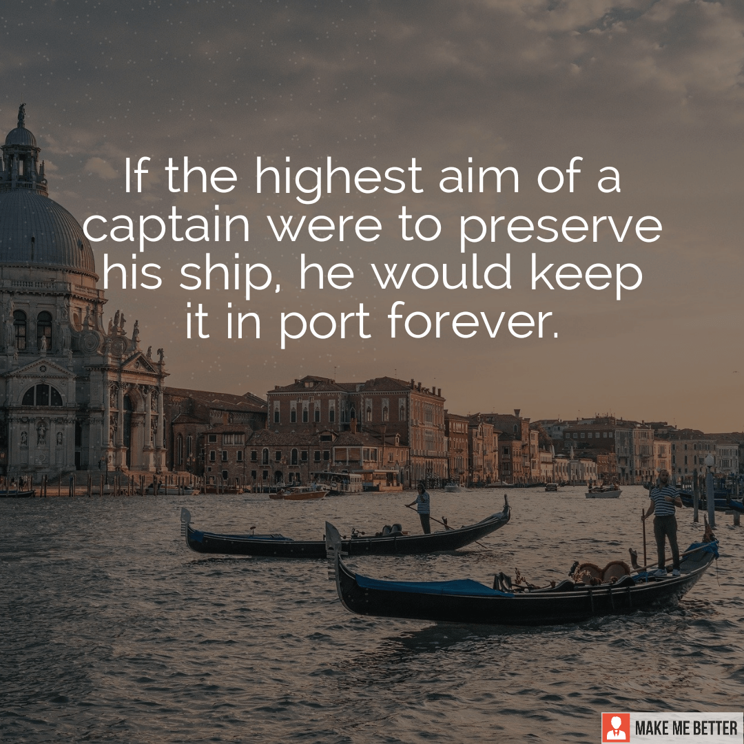 dominicVEMP's tweet photo. "If the highest aim of a captain were to preserve his ship, he would keep it in port forever". - Thomas Aquinas

Risk vs Reward. Pain for Gain. Suffering for Glory. 

Once more unto the breach dear friends. Once more. https://t.co/P6bQ8DKrmF