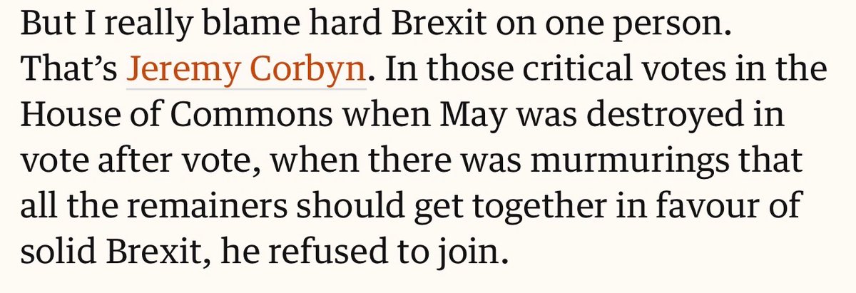 GaryOthic's tweet photo. Perhaps the quintessential example of Corbyn Derangement Syndrome from Polly Toynbee here: blaming Corbyn for not doing something he did in fact do https://t.co/1HlDZScrMi