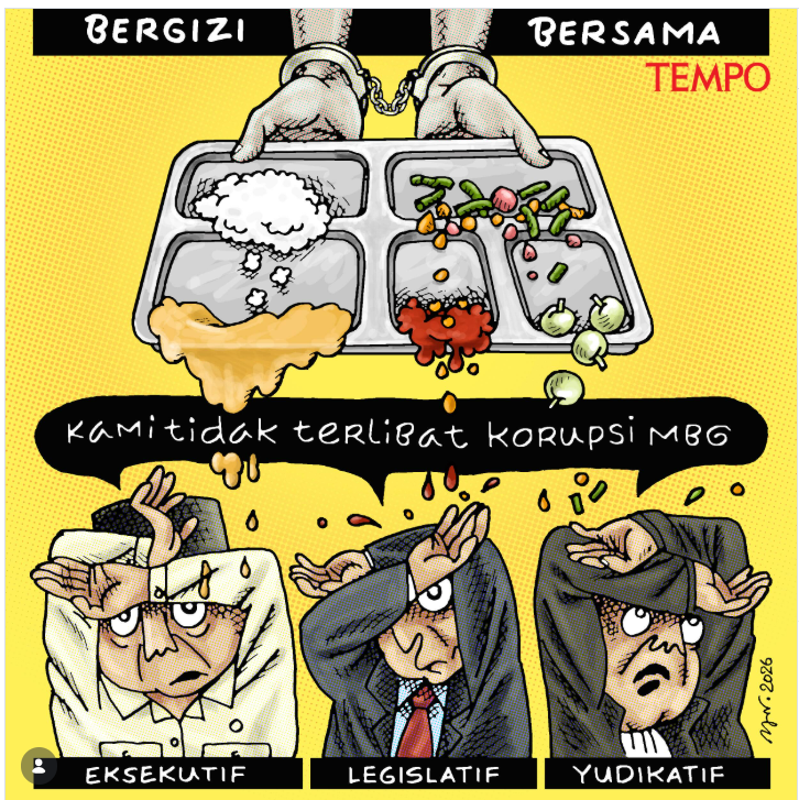 dimarsasongko98's tweet photo. Soal korupsi, Bapak bilang: 

"Ini bukan kita cari kesalahan. Kita anggaplah ini suatu kelalaian kita bersama."

Dalam logika Madilog: ini namanya universalisasi kesalahan untuk menghindari akuntabilitas individual.

"Kelalaian bersama" artinya tidak ada yang harus bertanggung jawab. 

Sistem bocor tetap berjalan. Koruptor aman.

Rakyat tidak butuh reframing filosofis. 

Rakyat butuh tersangkanya diadili dan uangnya dikembalikan.
