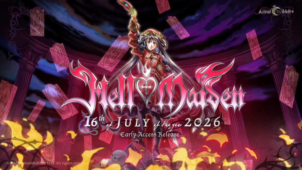 gematsu's tweet photo. Hell Maiden launches in Early Access on July 16 https://t.co/DR1cP4kHW4 https://t.co/Ckx5VuHfjF