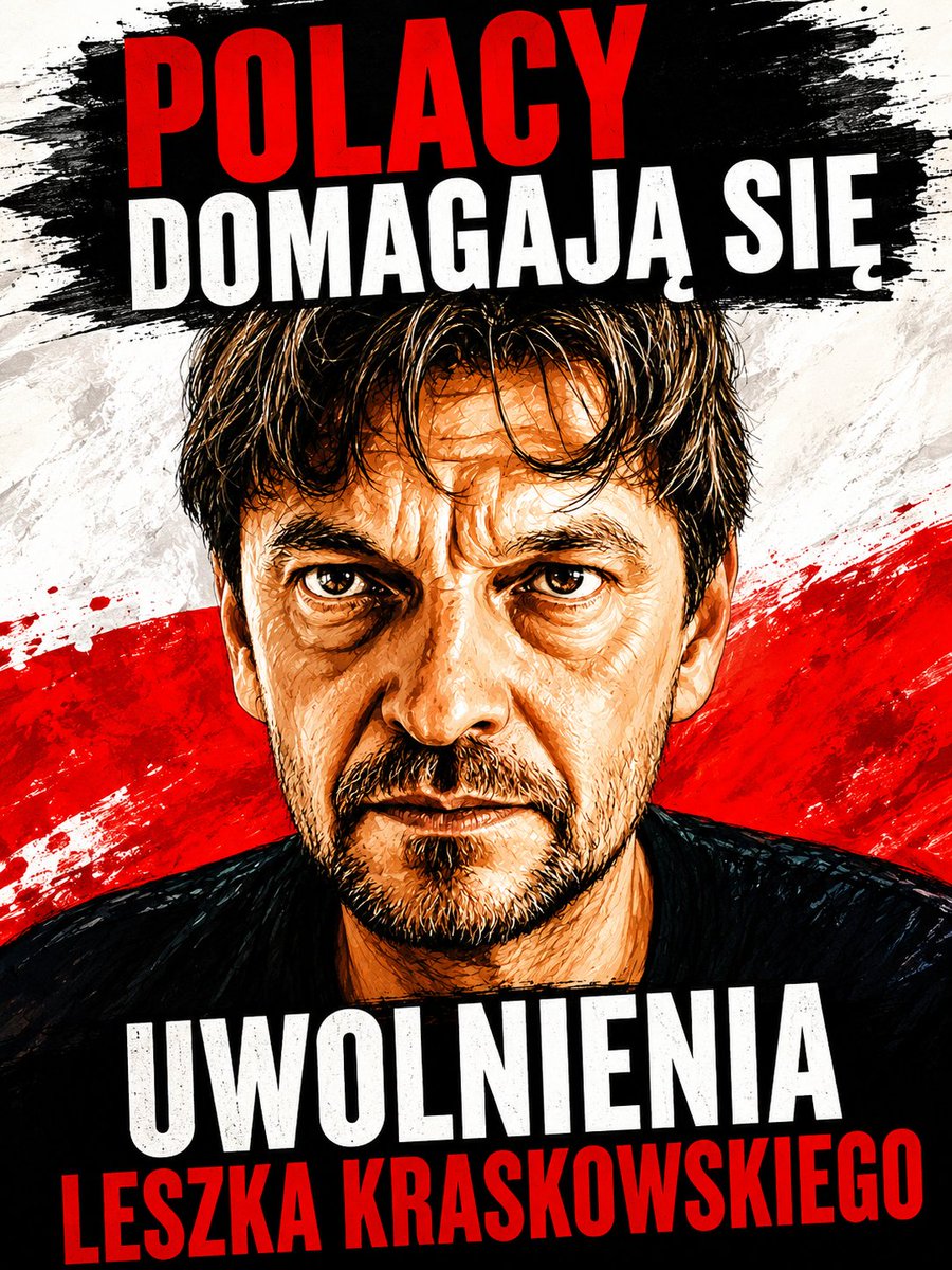 WolnaRadio's tweet photo. Uwolnić Leszka Kraskowskiego!
Nie zapominamy o polskim więźniu politycznym! https://t.co/3V6igpQBNl