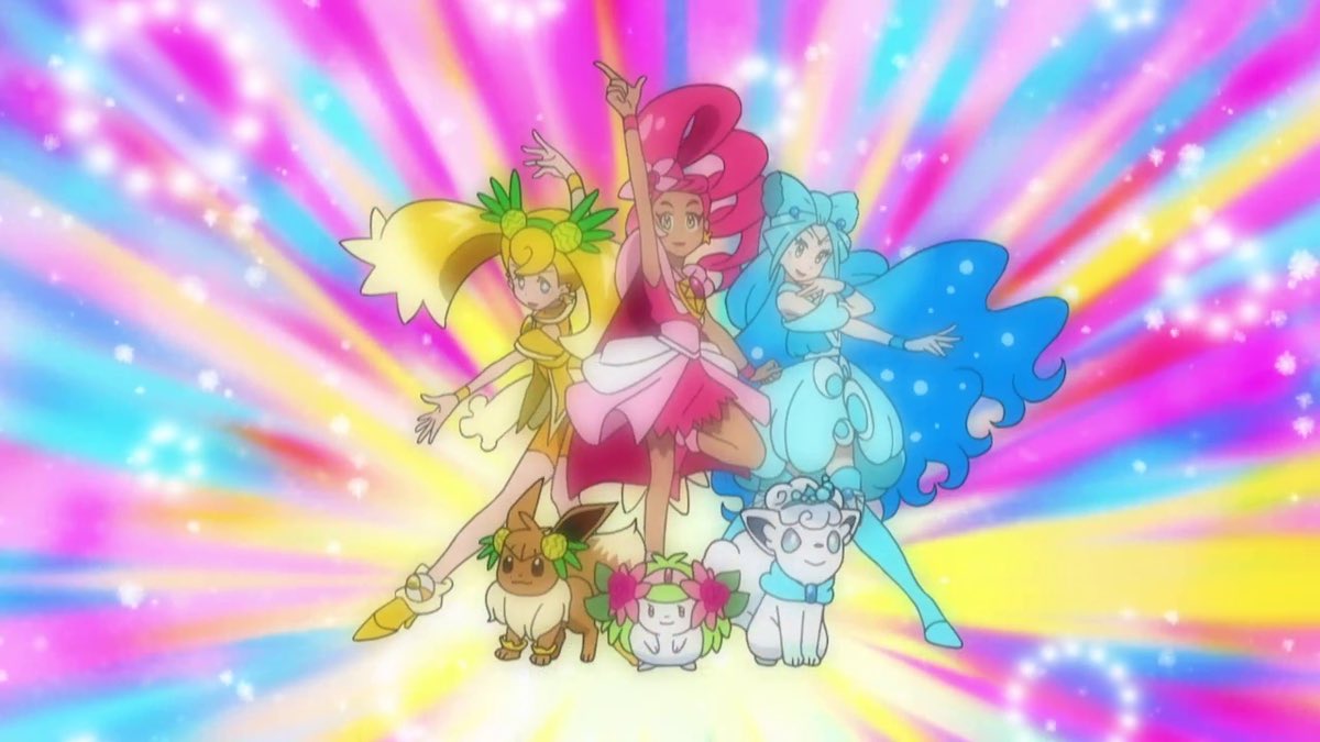 lidaeyecandy's tweet photo. They loved magical girl reference in sun and moon https://t.co/NnYdruJ7PM