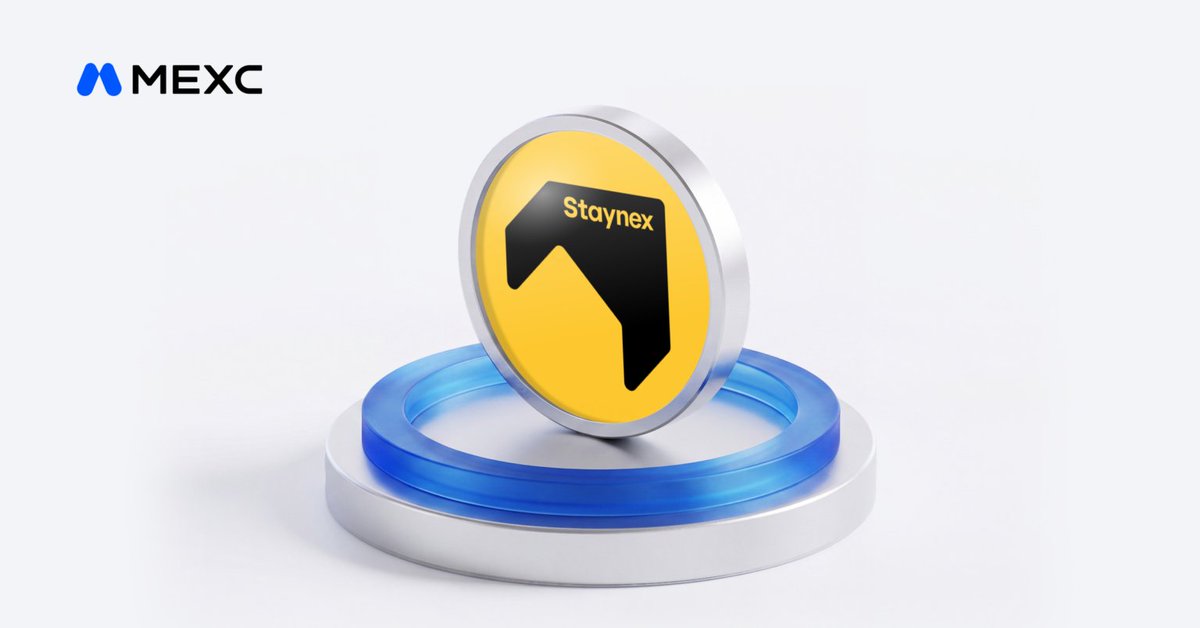 staynexcom's tweet photo. $STAY MEXC Community Rewards Program - Now Live  

We're rewarding active $STAY holders and traders on MEXC with a focused rewards program.  

Two ways to participate and earn: 
✅ Hold $STAY on MEXC → Multiple snapshot rewards 
✅ Trade $STAY on MEXC → Volume leaderboard + tiered prizes  

More positive developments ahead: 
🔹 $STAY Staking launches next week - earn passive rewards on your holdings 
🔹 New product reveal 
🔹 Key board appointment 
🔹 Strategic partnership announcements  

Staking details will drop in the next few days. Broader updates will follow over the coming weeks.  

Full program rules in the thread below 👇  

Trade. Hold. Stake. Earn. Build. 

#Staynex #MEXC