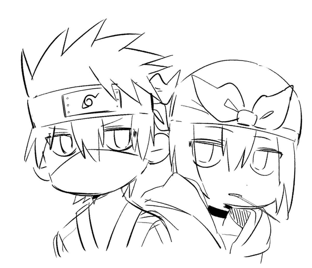 Uuu009720's tweet photo. #genma #kakashi
이 치비들 너무 귀여워서 가만히 둘 수 없어 https://t.co/9XQlYFURFp