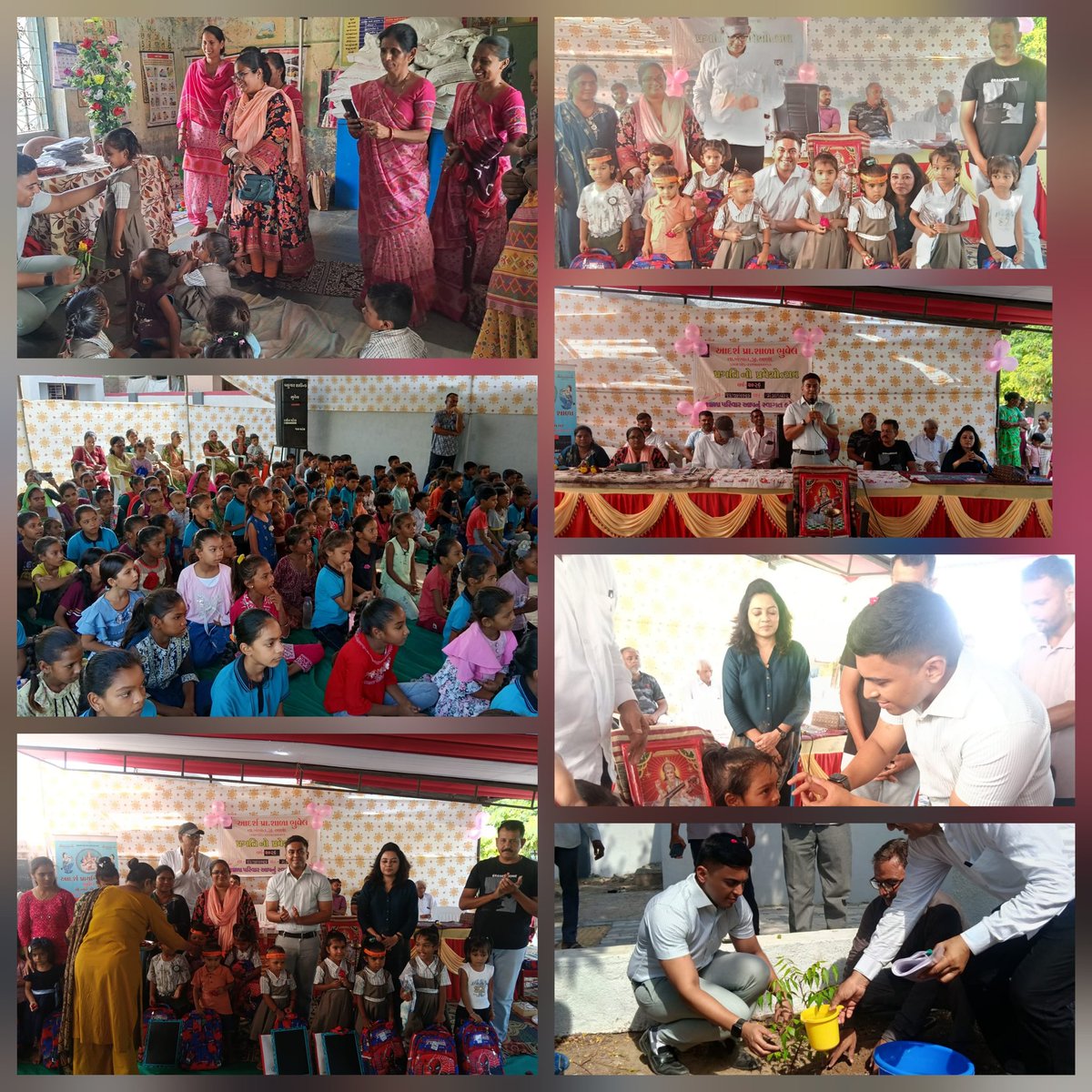 nnm_one's tweet photo. આદર્શ પ્રાથમિક શાળા ભુવેલ, વત્રા પ્રાથમિક શાળા વત્રા તથા ઉત્તર બુનિયાદી વિદ્યાલય કલમસર ખાતે શાળા પ્રવેશોત્સવ તથા કન્યા કેળવણી મહોત્સવ ની સાથે સાથે આંગણવાડી પ્રવેશોત્સવ https://t.co/GRaRAgMDmE