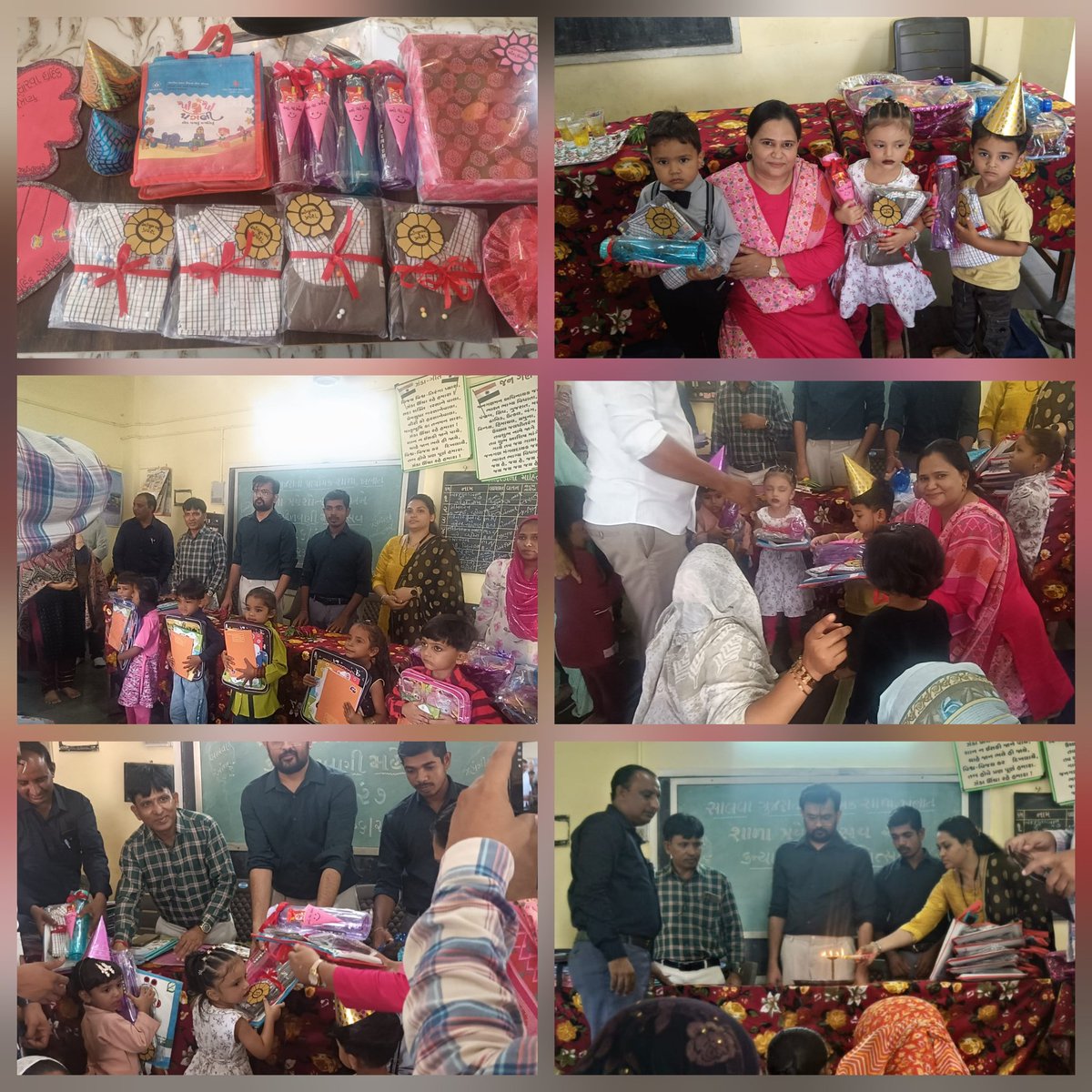 nnm_one's tweet photo. સાલવા ગુજરાતી પ્રા. શાળા તથા શ્રી એસ.ઝેડ વાઘેલા હાઈ સ્કુલ, ખંભાત ખાતે શાળા પ્રવેશોત્સવ અને કન્યા કેળવણી મહોત્સવ ની સાથે સાથે આંગણવાડી પ્રવેશોત્સવ https://t.co/tw4bP8AgAc