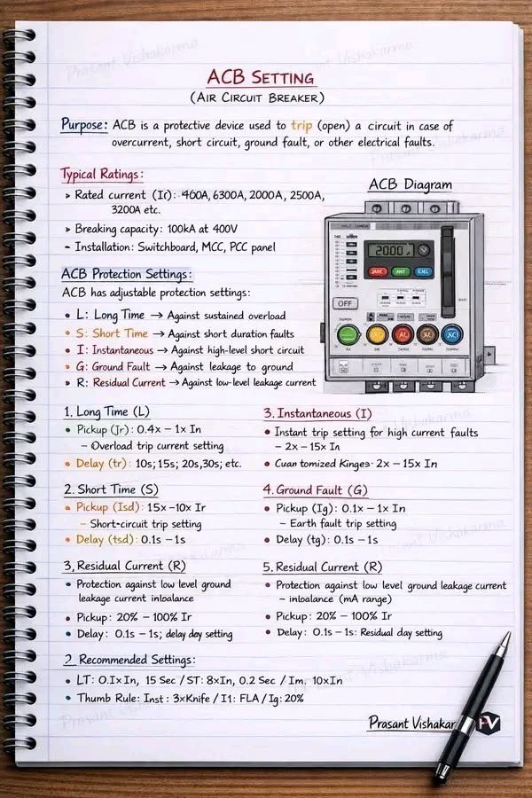 tahaalasemi's tweet photo. Air Circuit Breaker Settings https://t.co/UWi8EO3GMI