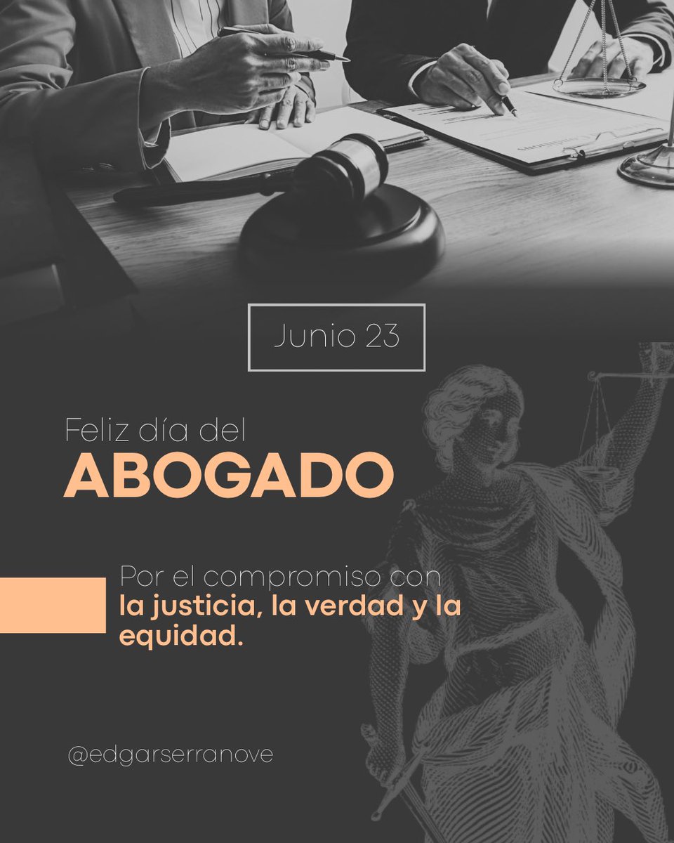 EdgarSerranoVe's tweet photo. ⚖️ ¡Feliz Día del Abogado a todos los profesionales del derecho! Especialmente a quienes en Venezuela siguen luchando con valentía por rescatar el Estado de Derecho y la verdadera justicia. Su labor es el pilar de la sociedad que queremos reconstruir.  🇻🇪✨ https://t.co/Yy2hcC786t