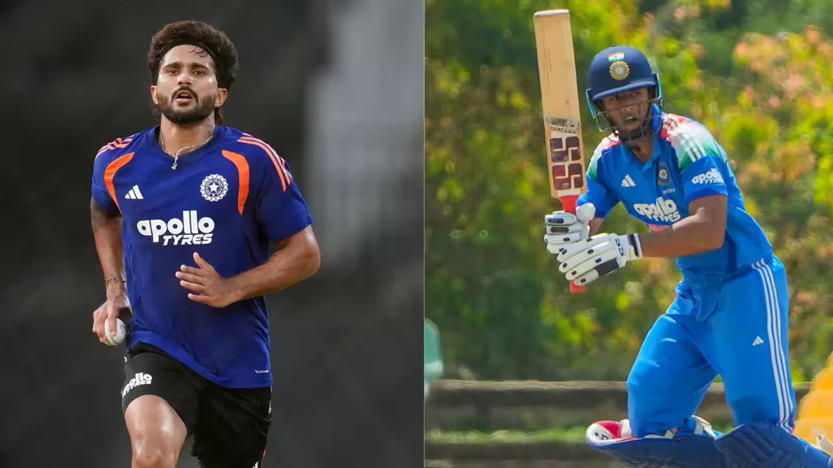 CricCrazyJohns's tweet photo. SURYANSH SHEDGE REPLACES NITISH KUMAR REDDY IN T20I SERIES vs IRE &amp; ENG 🇮🇳

- Welcome to Indian Cricket, Shedge. https://t.co/fbkZbYREzX