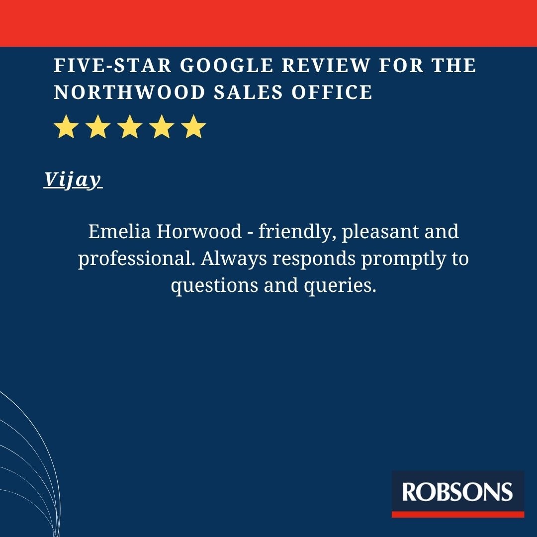RobsonsWeb's tweet photo. ⭐⭐⭐⭐ Another four 5-star Google reviews for our #Northwood team ⭐⭐⭐⭐

We are incredibly grateful to our clients for their kind words and trust throughout their #property journey. 

Ready to make your next move? Contact us here https://t.co/Wv8eGIYCy0

#TestimonialTuesday https://t.co/KYoTK247R1