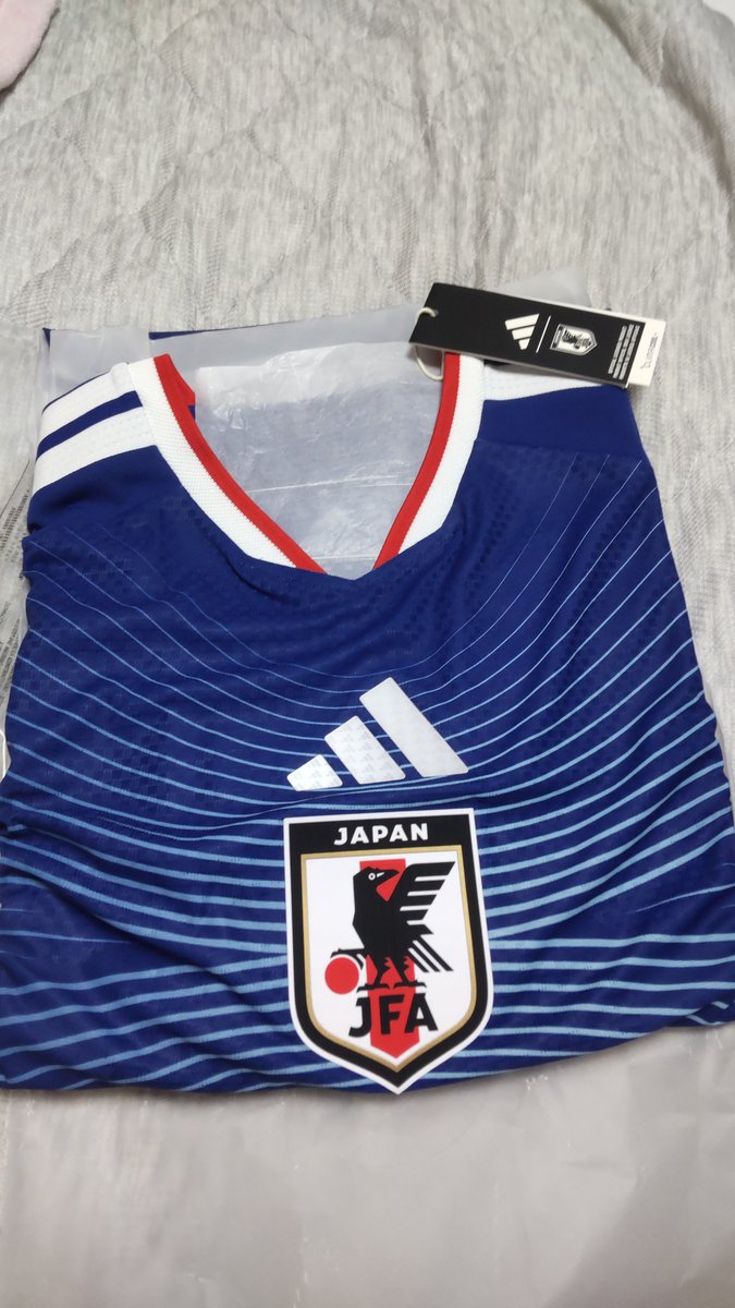 Tomochiki1's tweet photo. そんでJFA STOREで日本代表ユニも買ったった。
代表ユニ買ったのは南アフリカ大会以来だ💦 https://t.co/r0O2zzZzbT