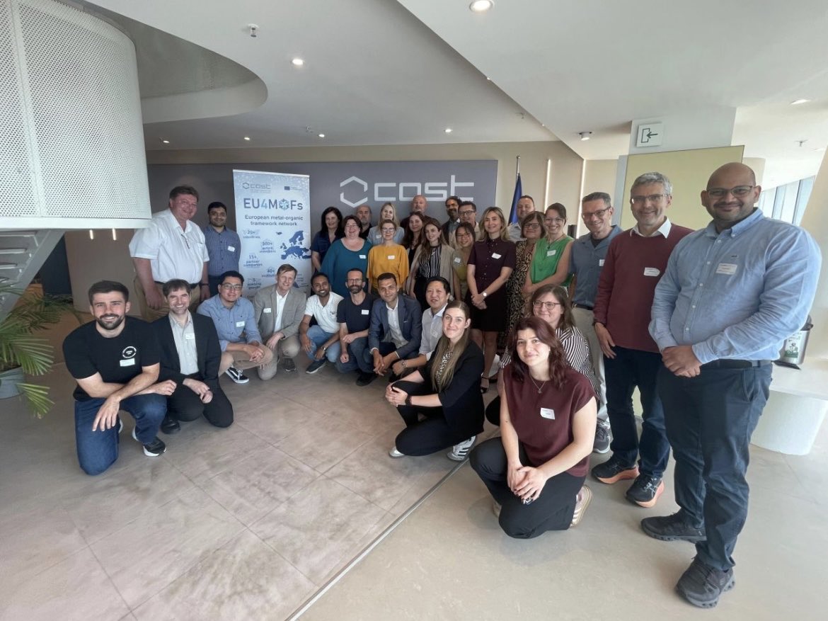 mmdg_uoc's tweet photo. 🌍 Prof. George E. Froudakis represented MMDG at the 3rd @EU4MOFs MC &amp; WG Meeting in Brussels.🇧🇪
🤝 Great discussions on #MOFs, collaboration, and the future of the network with partners from across Europe. https://t.co/qrxw7Qk43q