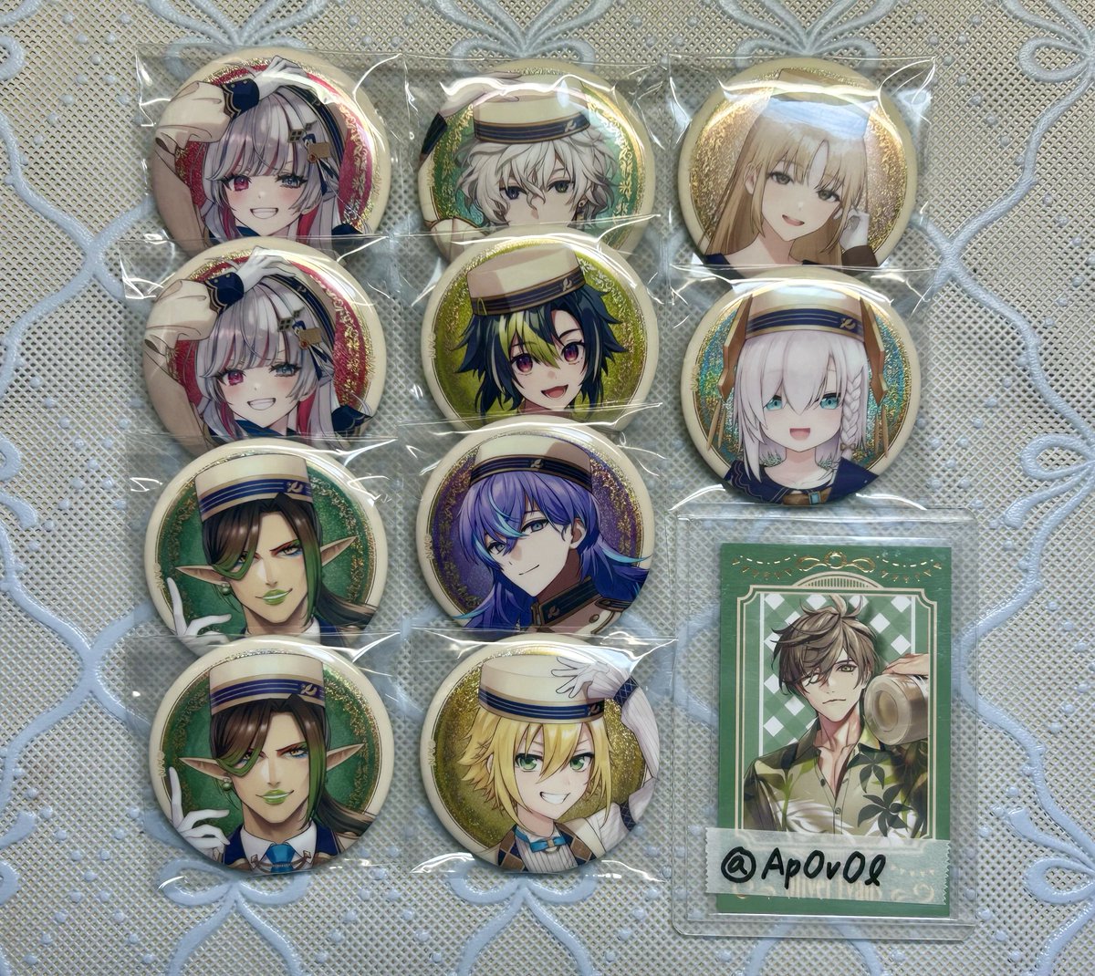 Ap0v0l's tweet photo. 【 交換 】 にじさんじ 缶バッジビスケット 2

譲 画像1
求 画像2

川崎・横浜手渡しまたは郵送
お気軽にお声かけください(⋆ᴗ͈ˬᴗ͈)” https://t.co/rCwFSaGid2