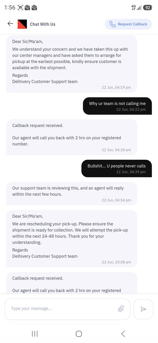 _Vallakati's tweet photo. @pophelpdesk @jagograhakjago They didn't called me, Even I'm trying to call but delivery person not attending... 6-7 tickets raised, but no solution @delhivery https://t.co/aejHWg2Qir