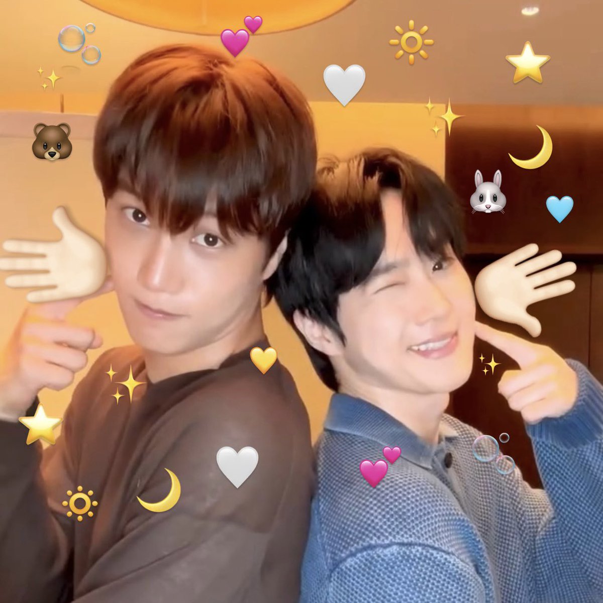 juncotton_s2's tweet photo. peekaboo .ᐟ.ᐟ 🐻🐰 https://t.co/LYGQKDMFvp