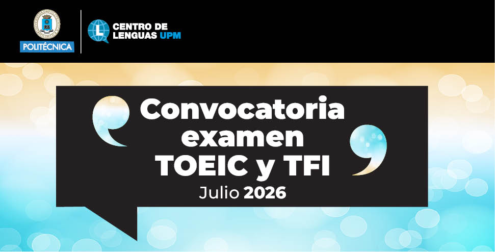 La_UPM's tweet photo. 🎓¡Si quieres acreditar tu nivel de idiomas, la UPM te lo pone fácil! Nueva convocatoria de exámenes oficiales 
🗓️ 27 julio
🇬🇧 TOEIC® (ETSIAAB)
✅ L&amp;R - 09:00 h.
✅ S&amp;W- 12:00 h.
✅ 4 destrezas - 9h y 12h
🇫🇷 TFI® (Francés) – Presencial en sede Capman.
🗞️https://t.co/aDx1kPwcxJ https://t.co/IYyZJWcZd6