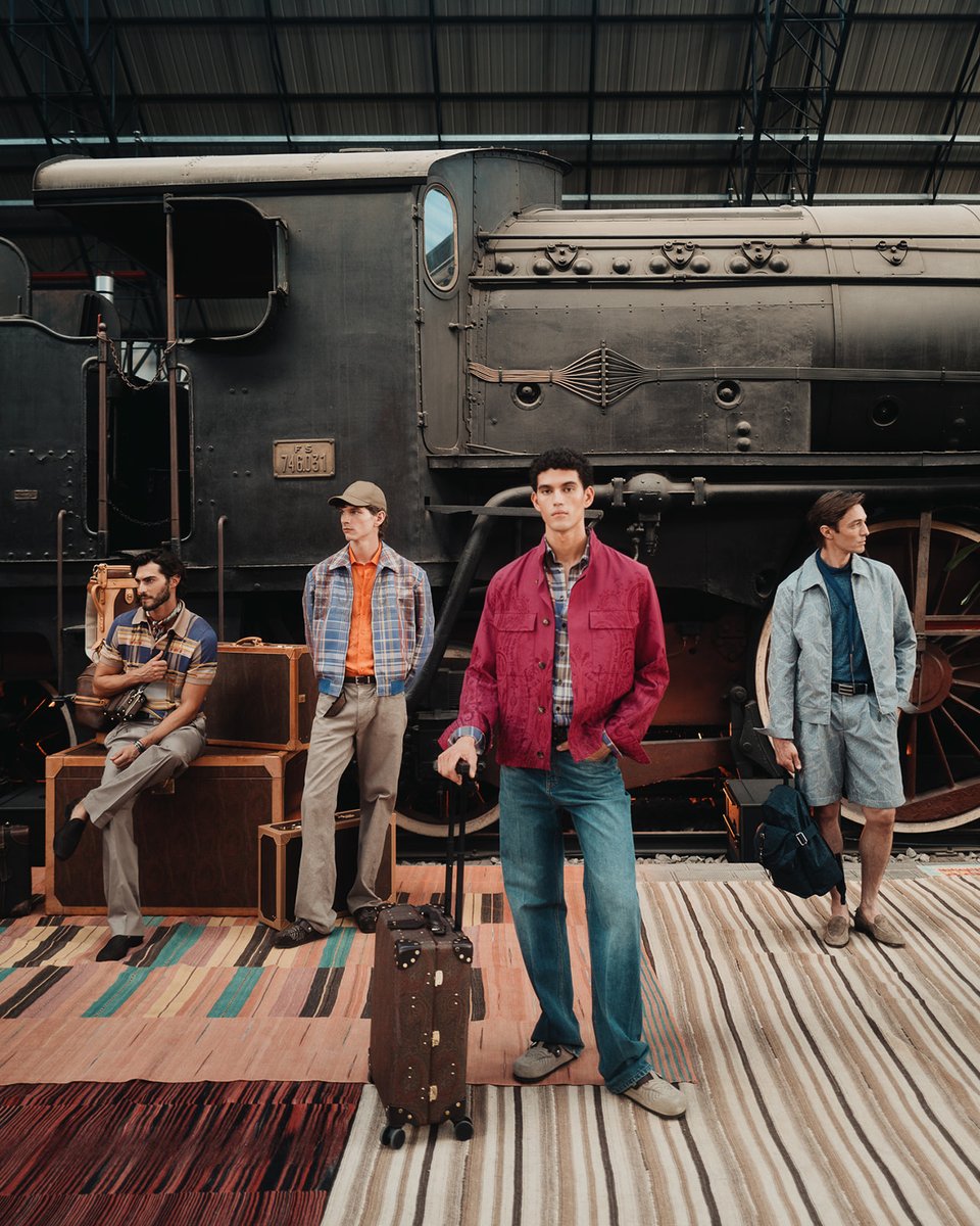 EtroOfficial's tweet photo. Introducing #ViaggiStraordinari: travel has shaped the #Etro identity from the very beginning. 
Inspired by the open and eclectic attitude of ancient merchants, weavers of infinite networks and connections, the collection celebrates a spirit of exchange, discovery... https://t.co/jofbykOG4Y