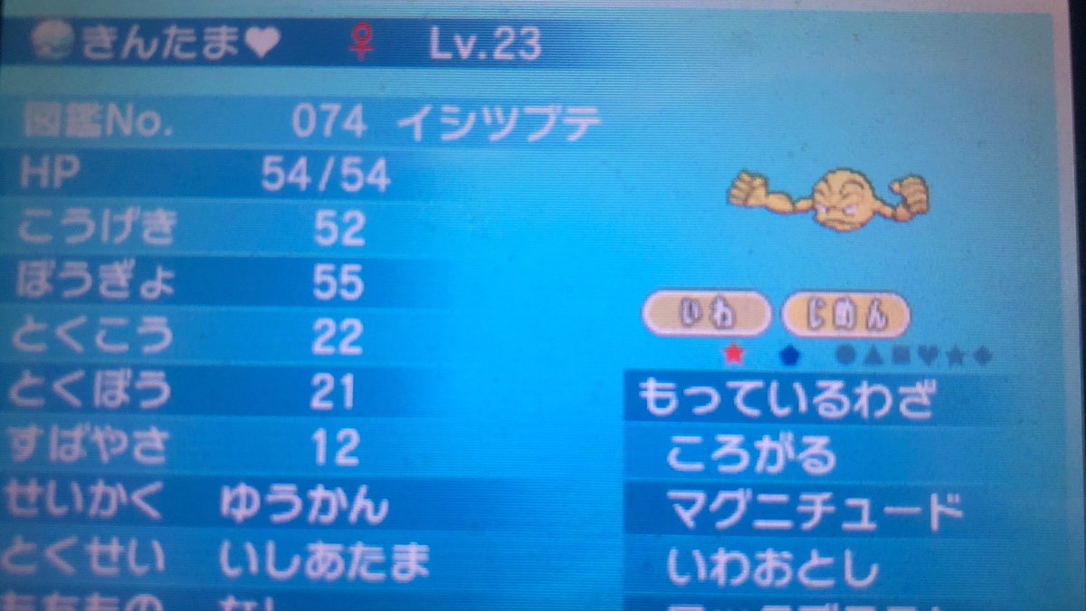 si_e_u's tweet photo. 白い煙出してるアリクイを鋼鉄の蟻の中から探してたら、何故か金たまを捕まえた。
折角だからオシャボのダイブボールで捕獲❣️

 #色違いポケモン  #色違い  #色違いイシツブテ  #イシツブテ色違い  #ポケモン色違い https://t.co/iyGiQZyyIt
