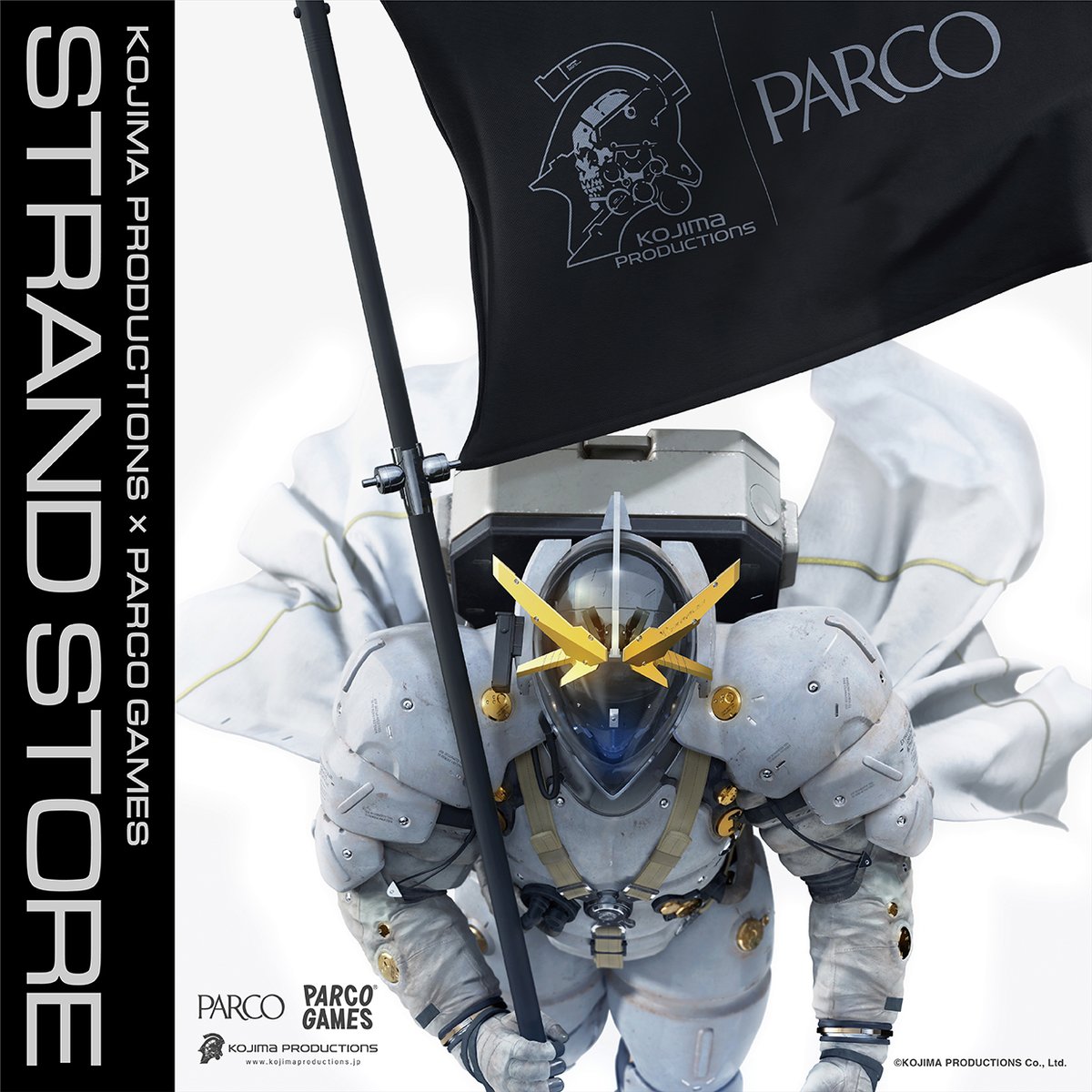 KojiPro2015_EN's tweet photo. Additional dates announced for the DNSYS × DEATH STRANDING 2 collaboration exoskeleton's exhibition & hands-on experience 👍
Come check it out at the KOJIMA PRODUCTIONS × PARCO GAMES STRAND STORE!

📅 Dates:
June 27–28
July 18–19
August 1–2
August 15–16
August 29–30

🕚 11:00 AM – 9:00 PM

📍 Venue:
STRAND STORE, Shibuya PARCO 5F

FEATURING:
Dnsys Z1 Exoskeleton Pro – DEATH STRANDING 2: ON THE BEACH Edition

Product Info:
https://t.co/2XATlbxm9A

NOTE:
- The experience is expected to take about 10–15 minutes per person.
- Numbered tickets may be distributed depending on popularity.