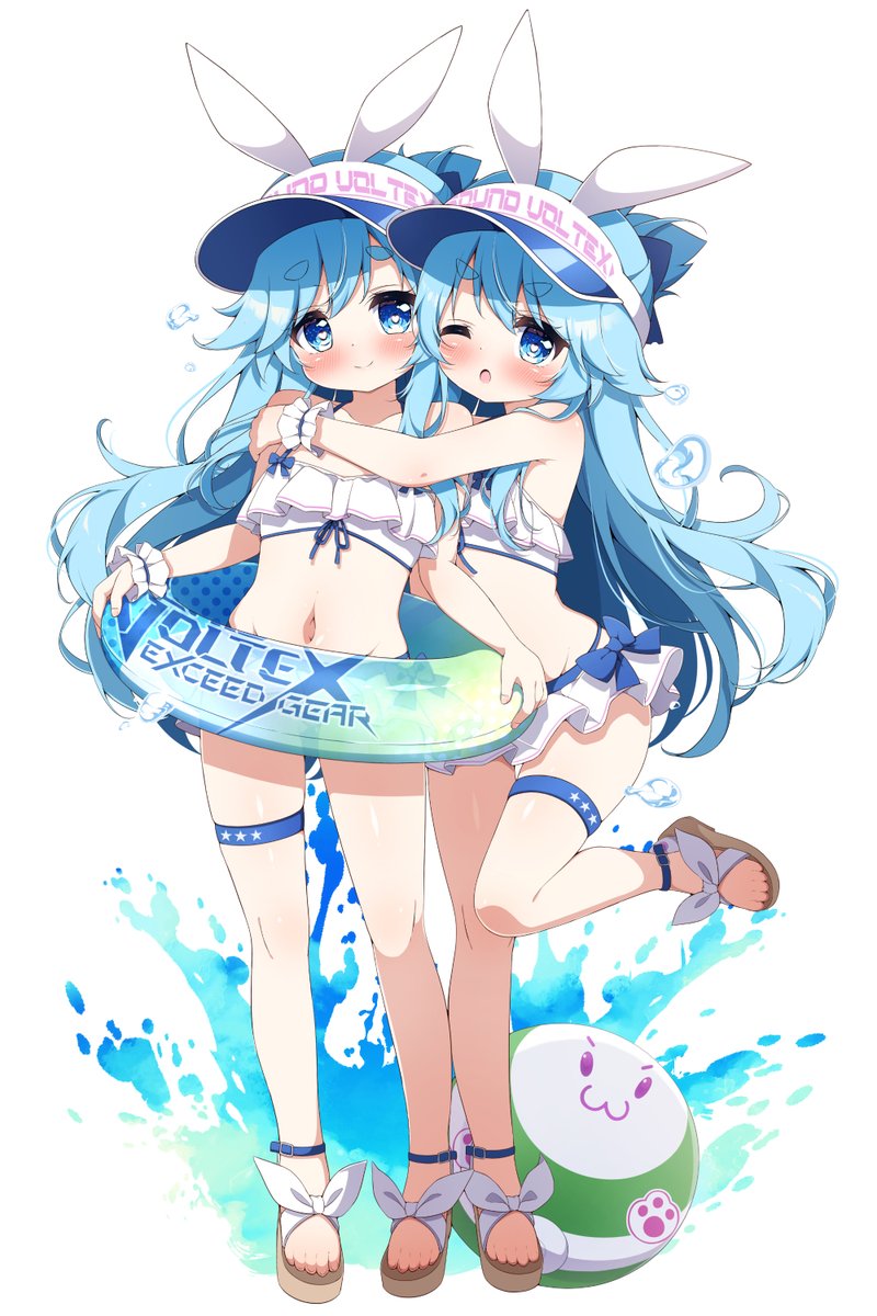 gaku_ninoa's tweet photo. 水着ニアノアちゃん #sdvx_art https://t.co/TfCKWkyhcm