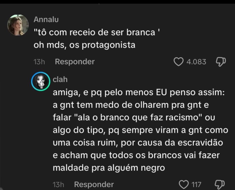 atenadesgracada's tweet photo. coitados dos brancos por serem racistas https://t.co/kHlkySaT1c