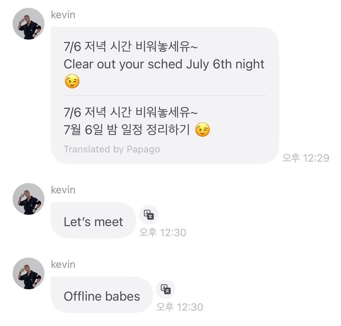 kkochinam's tweet photo. OMG what a deobis life on july! 😭

07.06 Monday with Kevin..
07.16 Thursday with Changmin..
07.17 Friday with Jacob.. 
07.18 Saturday with Juyeon.. https://t.co/ehpKGNngSZ