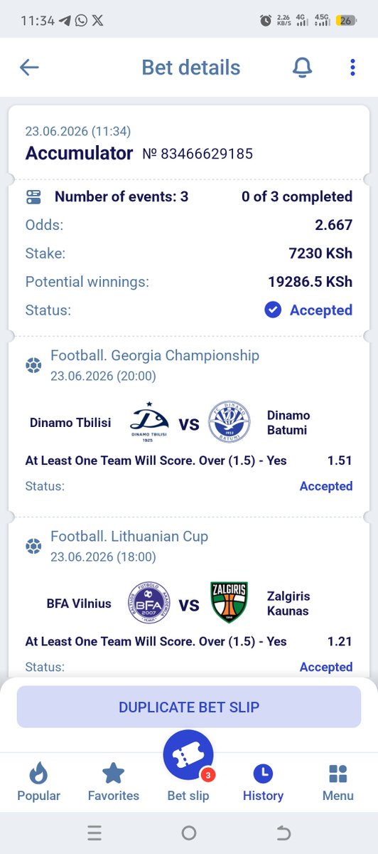 MrFelixKe's tweet photo. 🇵 🇦 🇷 🇮 🇵 🇪 🇸 🇦

2.6 odds ✅

BOOKING CODE ⏭️ KNFX5

REG ⏭️ https://t.co/2Svlt0IEAl

APP ⏭️ https://t.co/dzX2FTP5eR

( *TAX*FREE ZONE!*)

PROMO CODE➡️ *FELIX2030* https://t.co/robvxJTDb4