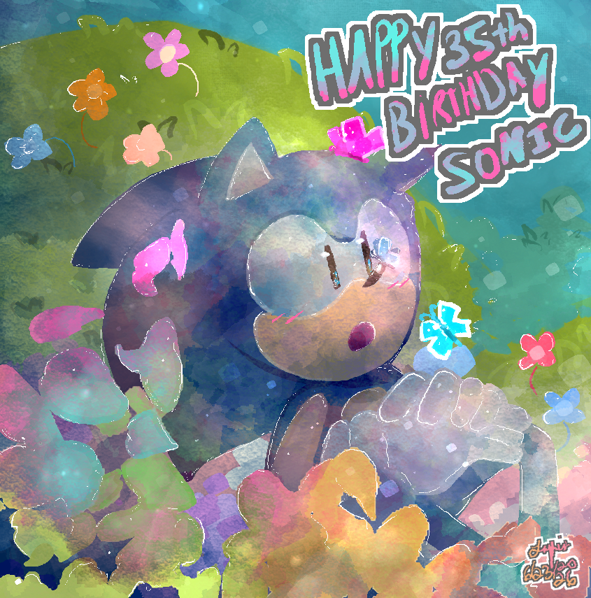 LapisTheWolf's tweet photo. HAPPY 35TH BIRTHDAY SONIC!! 🥳
TO MANY MORE YEARS!
#fyp #sonic #2dart https://t.co/eztKGnikDz