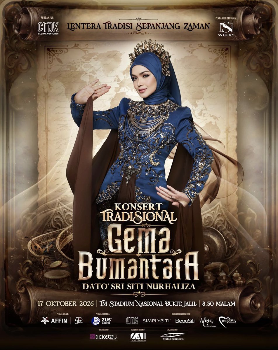 zuhairaamir's tweet photo. [TICKETING SERVICE | HTB 🎫]

ㅡ SITI NURHALIZA - GEMA BUMANTARA 🇲🇾

• RM60 per ticket (50% refundable)
• 10 slots only
• use my cc affin
• highly experienced 

To book slot : https://t.co/7zmPvCxlfP

#GemaBumantaraSitiNurhaliza https://t.co/tw8Gz9iiAF