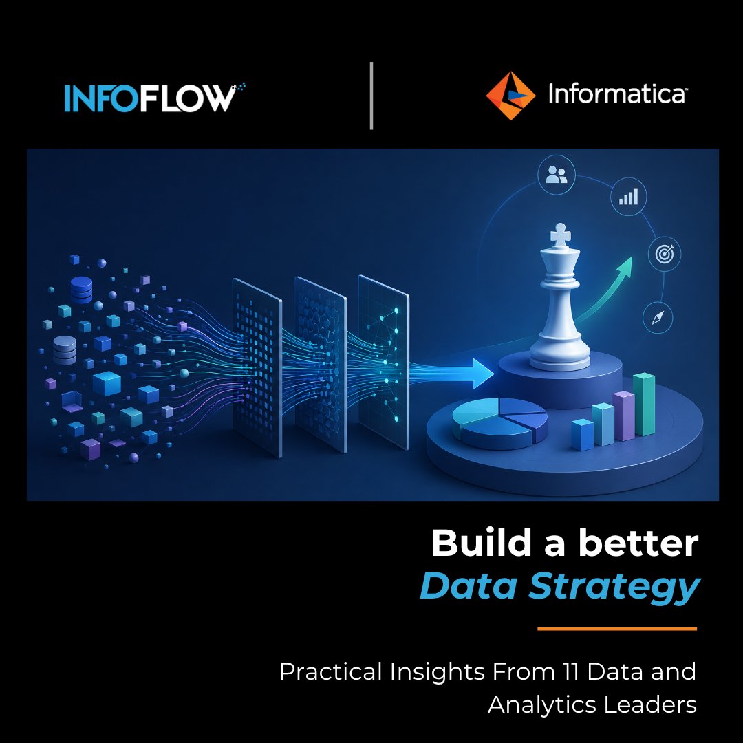 _InfoFlow_'s tweet photo. A great data strategy turns governance into measurable business value. InfoFlow helps bridge the gap between strategy and execution with insights from leading CDOs and https://t.co/vkccUn66RU: information@infoflow.co.za #DataStrategy #DataGovernance #InfoFlow #Informatica https://t.co/wpd0fwfzqo