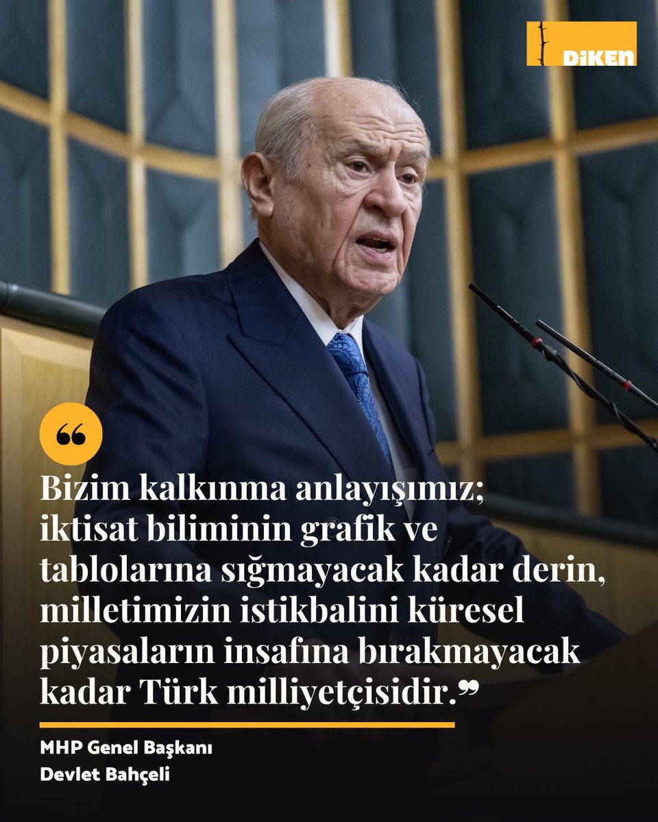Bahçeli'den İktisat Bilimine Sığmayacak Kalkınma Vurgusu