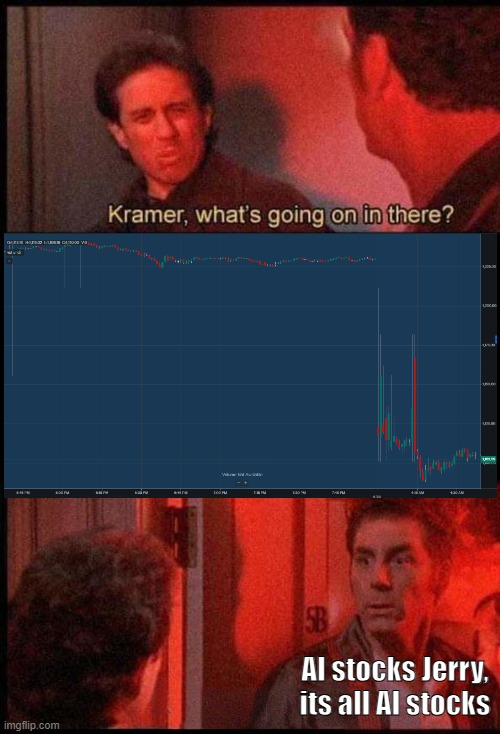 AsymmetricRisks's tweet photo. Strap in folks, it's gunna be a red Tuesday for AI stocks https://t.co/8b17YCdpoh
